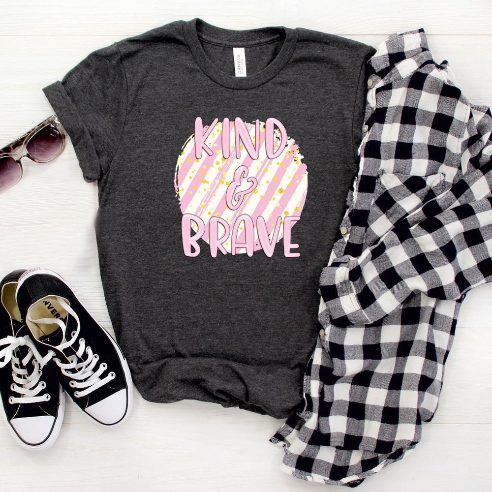Kind And Brave Shirt, Kindness Shirt, Be A Kind Human Shirt, Teacher Shirt